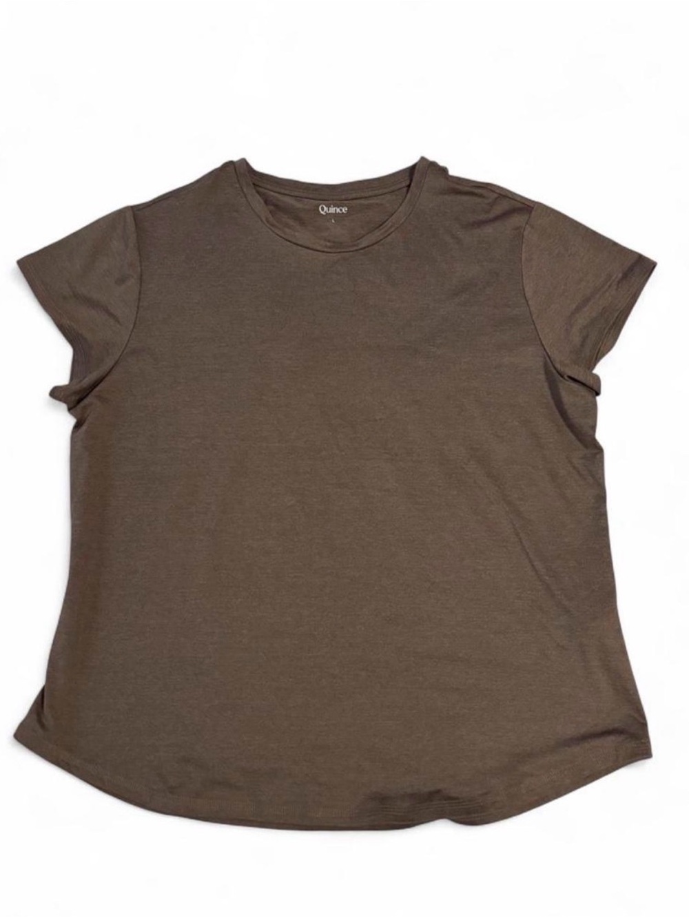 Quince Short Sleeve Crew Tee in Olive